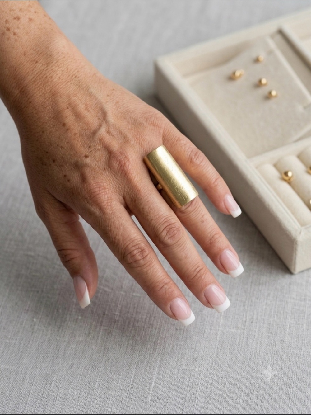 Gold-Tone Statement Ring